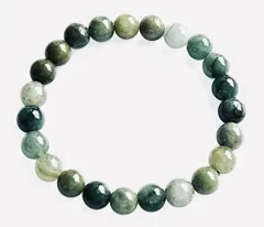 天然糸魚川濃い翡翠30Aブレスレット8ｍｍ