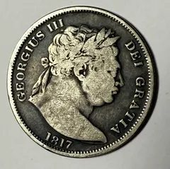 外国銭】 ニュージーランド 1クラウン銀貨 1949年 （極美品