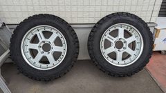 【送料込み】４本　ファブレス タイヤ　ホイール　18×8.5J＋12　BARONE RS-6 2PIECE 6H139.7　アズールホワイトパール　BFGoodrich　AllTerrain　265/60R18　ファブレス　 アールエスシックス ハイラックス