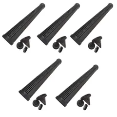 もんどり 45cm もんどり返し付 餌玉 カゴ 餌ボール付 ウナギ筒 ブラック 捕獲器 5個セット 捕獲ケージ 45cm 筒 耐久性 仕掛け プラスチック製 うなぎ