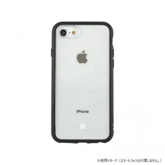 IIIIfitClear iPhoneSE(第3・2世代)/8～6・6s対応ケース ブラック IFT-111BK