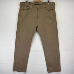 古着 リーバイス Levi's デニムパンツ 505 ストレート 大きいサイズ ジーンズ ジーパン 長ズボン ストレッチ w38 L32  ベージュ系 メンズ