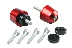 【特価商品】レッド 031176-02-10 CT125ハンターカブなど | CB1300SF/SB ホンダ/スズキ純正ハンドルM6タイプ(外径29.mm) バーエンドキャップ ソリッドバーエンド ハンドルバーエンド バイク用品 ポッシュ(POSH)