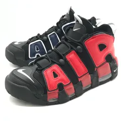 【倉吉店】 中古 NIKE | ナイキ スニーカー AIR MORE UPTEMPO BLACK/RED/NAVY DJ4400-001 ブラック 27cm 【126】