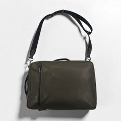 COACH グラハム コンバーチブル 3WAY バックパック ブリーフケース カーキ スムース カーフレザー C6877