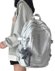 新品 リュック 高校生 女子 人気 リュック 軽量 可愛い 大容量 タウンリュック バックパック 韓国 アウトドア スクール リュックサック リュック 女性 通学 シンプル 通勤 レディース 旅行 防水 [HeiDiga] おしゃれ 黑