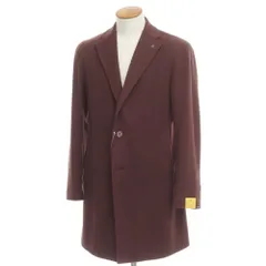 【新品】タリアトーレ TAGLIATORE COLORADO ウールカシミヤ チェスターフィールドコート ボルドー【サイズ46】【メンズ】のサムネイル