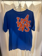 VANZ バンズ Tシャツ 半袖T ブルー系 オレンジ サイズM A-664