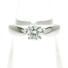 TIFFANY&Co.(ティファニー) リング美品  ハーモニー ダイヤモンド リング Pt950×ダイヤモンド 1Pダイヤ/0.25ct/H EX VVS1