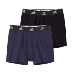 2024年最新】2枚組 adidas アディダス コットンボクサーパンツ/綿100