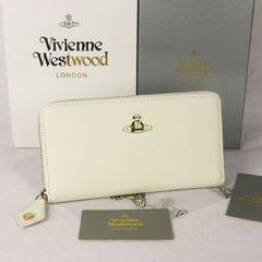 新品 財布 Vivienne Westwood ヴィヴィアンウエストウッド 長財布  牛革財布　カード入れ クロスハッチパターン　小銭入れ　財布　55306　ホワイト　レディース　金入れ　ウォレット　名刺入れ　可愛い財布