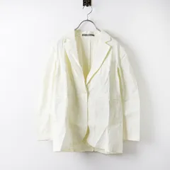 【値下げ】セオリーリュクス Theory luxe ECO CRUNCH WASH DINEY STR 1Bテーラードジャケット 30/アイボリー アウター【2400013954167】のサムネイル