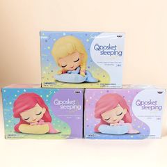 Qposket sleeping アリエル シンデレラ 3個セット まとめ売り 開封済み 美品 キューポスケット ディズニー プリンセス