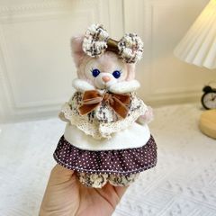 ハンドメイド❉ドールチャーム＆モノグラムくまチャーム❉バッグ