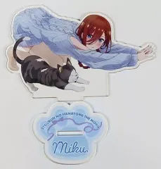 【中古】アクリルスタンド・アクリルパネル 中野三玖(猫といっしょ) アクリルスタンド 「映画 五等分の花嫁」