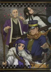 【中古】クリアファイル 杉元佐一＆アシリパ＆白石由竹＆海賊房太郎 「フラットガシャポン ゴールデンカムイ クリアファイルコレクション」