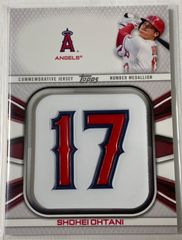 大谷翔平2022Toppsシリーズ1記念ジャージーナンバーメダリオン