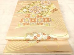 平和屋着物□豪華振袖 絞り 屏風花文 暈し染め 金彩 正絹 逸品