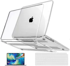 【人気商品】MacBook Air 13.6インチ用 透明ケース プラスチック製 保護用ハードシェルカバー&キーボードカバー&キーボードスキン 対応機種：MacBook Air 13.6インチ 2022年モデル A2681