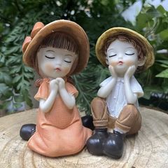 昭和レトロ FUJIKA陶器 ARI阿里 陶器製貯金箱 カップル ペア 結婚 