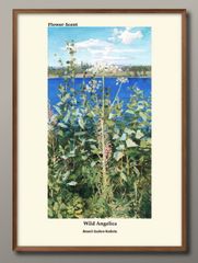 1-9670 ポスター アート おしゃれ 絵画 インテリア 花の香りシリーズ オリジナル商品 アクセリ ガッレン＝カッレラ A3サイズ 北欧 イラスト マット紙 艶消し アートパネル 額 フレーム デザイン 壁掛け 