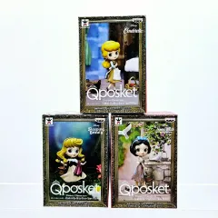 BANPRESTO(バンプレスト) Q posket（キューポスケット） プッチ シンデレラ&オーロラ&白雪姫 未開封 前者 3 ベルセット
