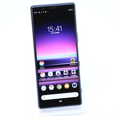 【美品＊電池良好】au SIMフリー Xperia 5 SOV41ブルー