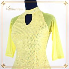 【美品 社交ダンス衣装】上下セット レッスンウェア 練習着 黄色 イエロー 無地 楽天市場】社交ダンス衣装 社交ダンス ドレス 社交 ダンス練習着