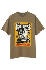 HYSTERIC GLAMOUR ヒステリックグラマー 02251CT19 HYSTERIC MOVIE Tシャツ KHAKI 正規通販 メンズ