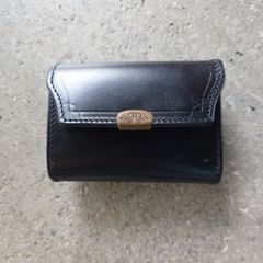 6T leather works マネークリップ ホースバット シルバー金具 - メルカリ