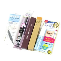 カネボウ ヒロインメイク 無印 大和撫子他 アイライナー ヘアマスカラ等 未使用有 5点セット まとめて 大量 コスメ レディース 【中古】