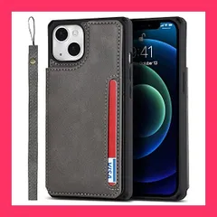 【スタッフおすすめ！】Pelanty iPhone 13 ケース iPhone13 ケース アイフォン13 ケース縄掛け 6.1インチ 背面 手帳型 PUレザー IC カード収納 軽量 スタンド機能 ボタン磁気 多機能 iPhone 13