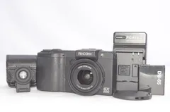 【動作確認済】RICOH GX200　VF−1付き、純正バッテリー＆アダプタあり 動作確認済】RICOH GX200 VF−1付き、純正バッテリー＆アダプタ