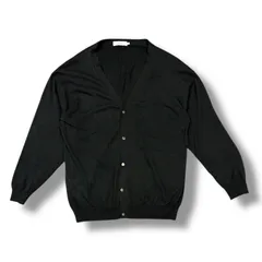 参考上代30800円 Graphpaper 23SS Suvin Cardigan スビンカーディガン ニット セーター グラフペーパー GU231-80089B ブラック 1  486M5のサムネイル