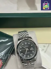 ROLEX Datejust 自動巻き腕時計 ブラック｜本日限定WTO｜新品未使用-WTO輸入2-WTO店名をご確認ください-YGF30