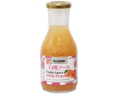 【北陸～関西エリア限定】蔵王高原農園　フルーツソース 白桃　 320g　×12個