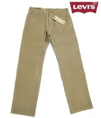 ※月201新品▼ リーバイス 505 レギュラーストレート コ ーデュロイパンツ W28 L32 ロングパンツ Levi's ストレッチ ベージュ系