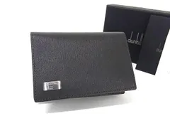 ■新品■未使用■ dunhill ダンヒル サイドカー レザー カードケース カード入れ 名刺入れ メンズ ブラック系 FN5026