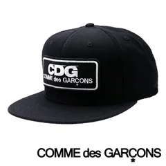 コムデギャルソン COMME des GARCONS CDG キャップ CDG LOGO PATCH CAP 帽子 深め ロゴ ワンポイント ブラック おしゃれ ブランド メンズ レディースのサムネイル