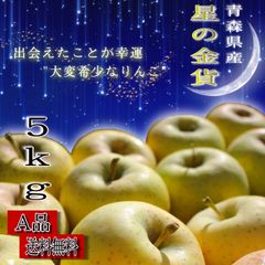 青森県産 星の金貨 りんご【A品5kg】【送料無料】【農家直送】リンゴ ふじ