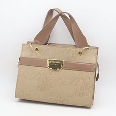 極美品✨】 タイニースプラウト クロコ型押し ハンドバッグ 本革 