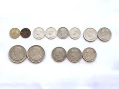 N3398【タイ王国】1バーツ　外貨　硬貨　古銭　大型　20枚セット N3398【タイ王国】1バーツ 外貨 硬貨 古銭 大型コイン 20枚