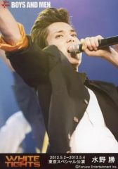 [중고] 생사진(남성) BOYS AND MEN/미즈노 카츠/뮤지컬[WHITETIGHTS-화이트 스타킹-]도쿄 스페셜 공연