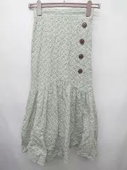 ◇ ⊂ RESEXXY リゼクシー コットン　レース ロング マーメイド スカート サイズF ライトブルー レディース P  【1410160012840】