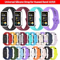 Huawei Band 8/9/10 交換シリコンバンドストラップ ボタン止めタイプ