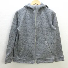 G■ユナイテッドアローズ/UNITED ARROWS B＆Y セーターフリース/レイズドネックパーカー/1227-105-0648【S】灰系/men's/104【中古】■