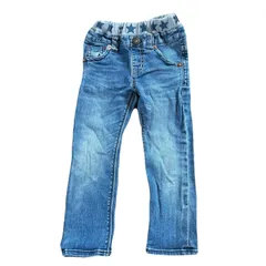 ミキハウス　ダブルビー　デニムパンツ　100cm ライトブルー　キッズ　MIKI HOUSE DOUBLE.B