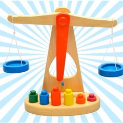 おもちゃはかり知育玩具てんびん木製おもちゃ玩具子供キッズ知育勉強