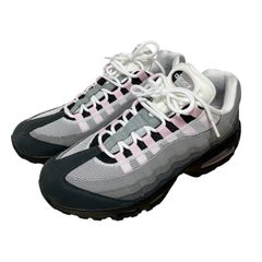 定価:24200円 NIKE Women's Air Max 95 Big Bubble "Pink Foam" HJ5996-001 グレー×ピンク 27.5cm