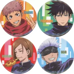 【中古】バッジ・ピンズ 全4種セット 缶バッジ 「呪術廻戦×ファミリーマート」 第3弾 対象商品購入特典